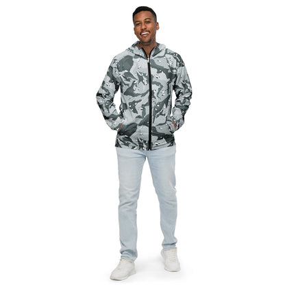 Chocolate Chip Urban CAMO Men’s windbreaker - Mens Windbreaker