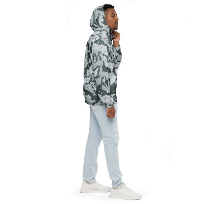 Chocolate Chip Urban CAMO Men’s windbreaker - Mens Windbreaker