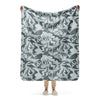 Chocolate Chip Urban CAMO Sherpa blanket - 50″×60″