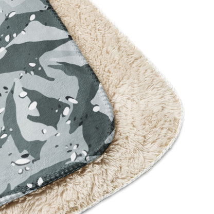 Chocolate Chip Urban CAMO Sherpa blanket - Blanket