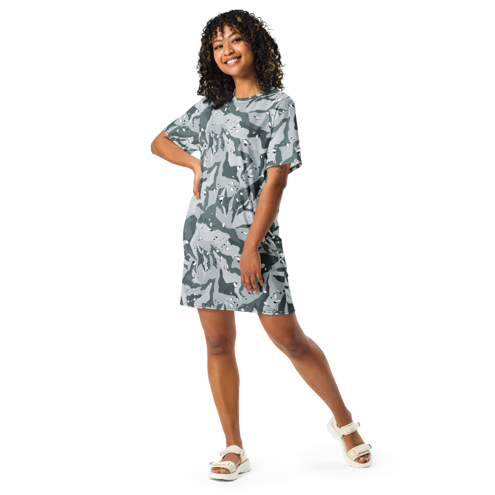 Chocolate Chip Urban CAMO T-shirt dress - Womens T-Shirt Dress