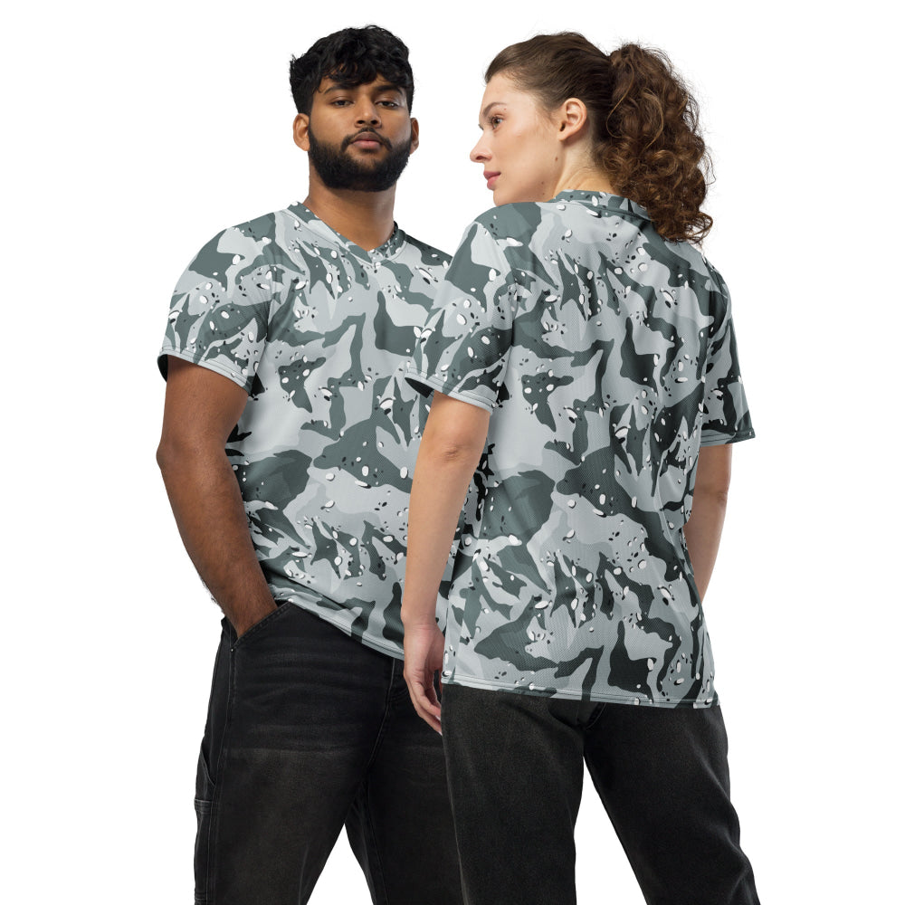 Chocolate Chip Urban CAMO unisex sports jersey - 2XS - Unisex Sports Jersey