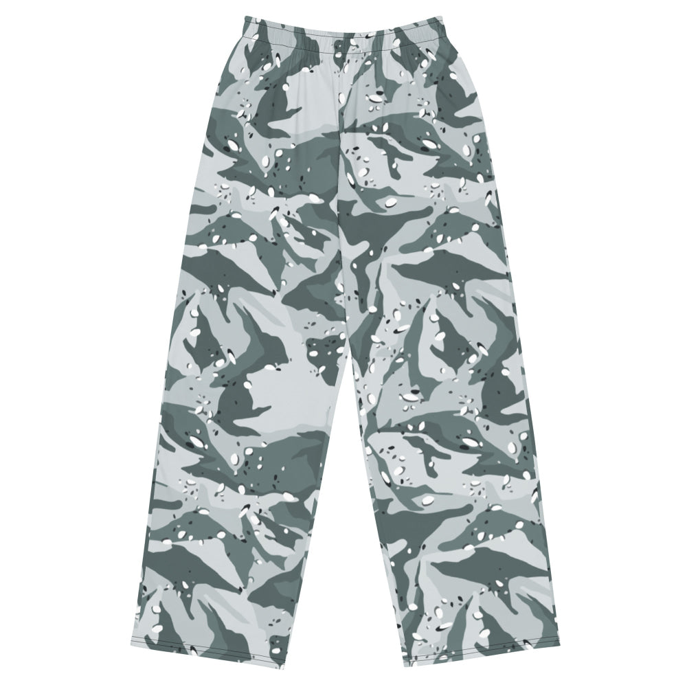 Chocolate Chip Urban CAMO unisex wide-leg pants - 2XS - Unisex Wide-Leg Pants