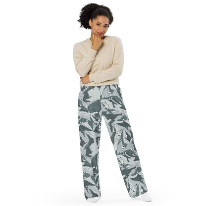 Chocolate Chip Urban CAMO unisex wide-leg pants - Unisex Wide-Leg Pants