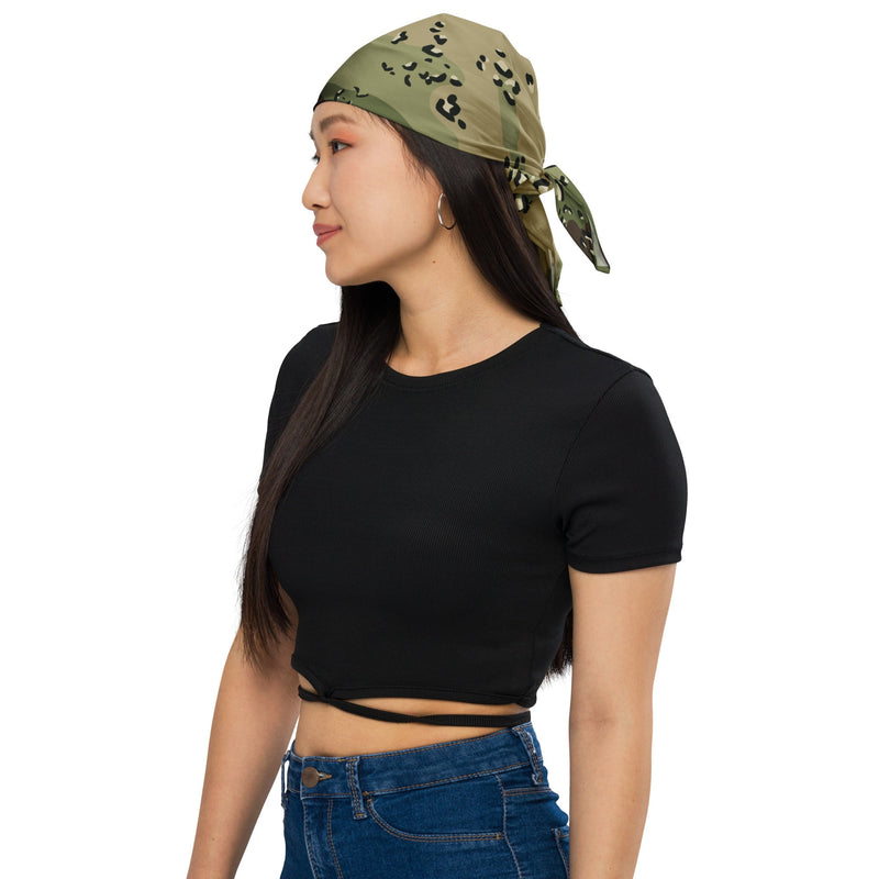 Chocolate Chip Woodland CAMO Bandana - Head