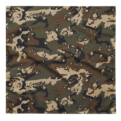 Chocolate Chip Woodland CAMO Bandana - L