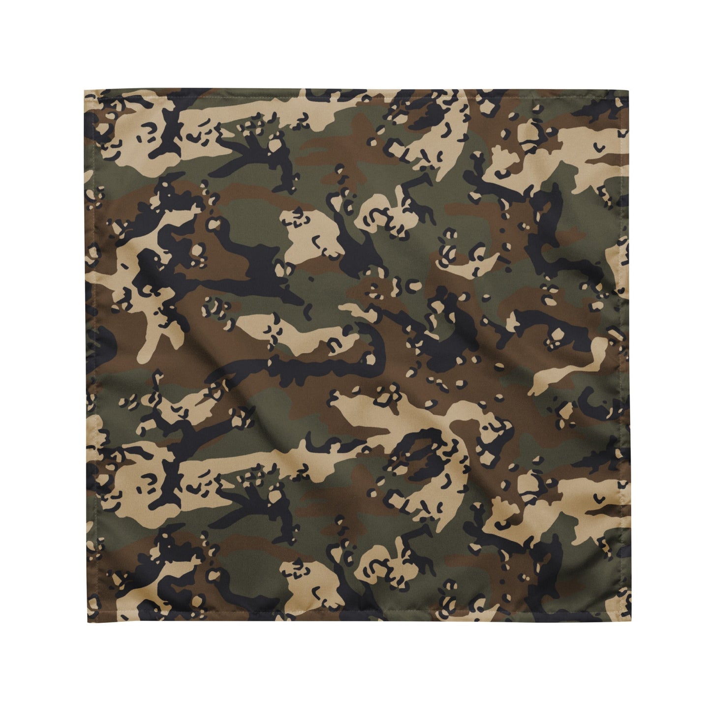 Chocolate Chip Woodland CAMO Bandana - M