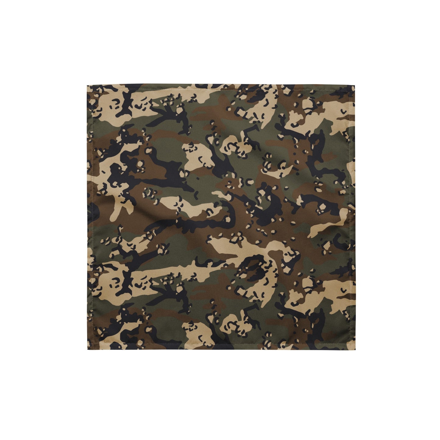 Chocolate Chip Woodland CAMO Bandana - S