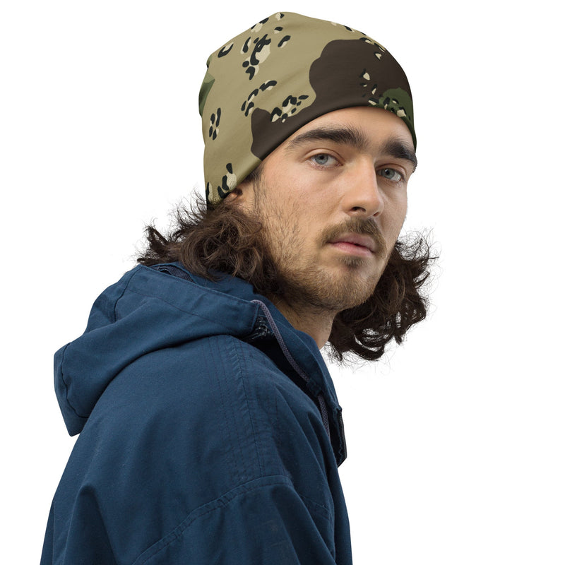 Chocolate Chip Woodland CAMO Beanie - Head