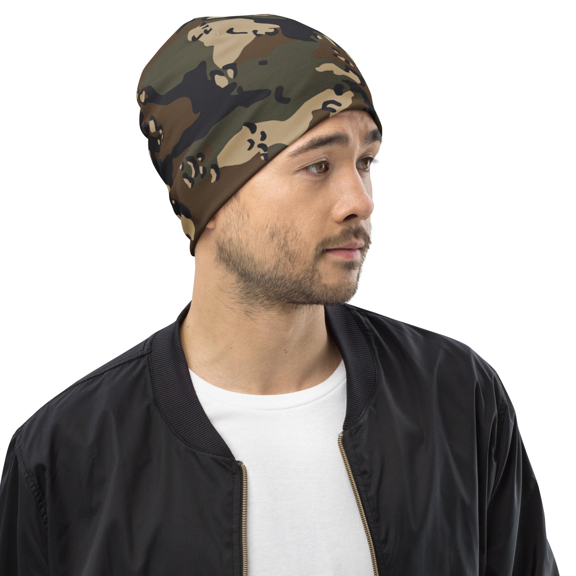 Chocolate Chip Woodland CAMO Beanie