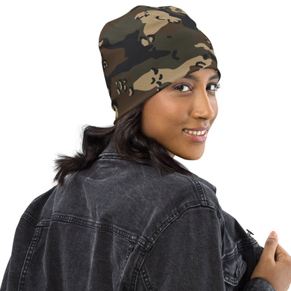 Chocolate Chip Woodland CAMO Beanie