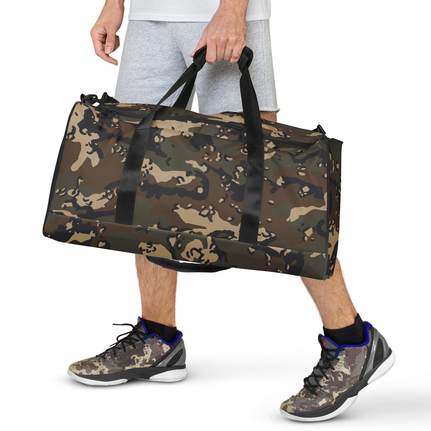 Chocolate Chip Woodland CAMO Duffle Bag
