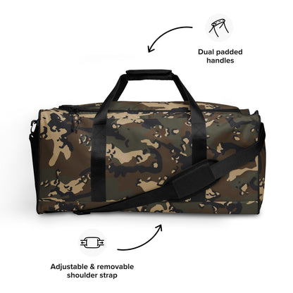 Chocolate Chip Woodland CAMO Duffle Bag
