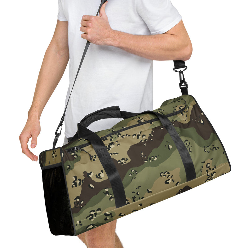 Chocolate Chip Woodland CAMO Duffle Bag