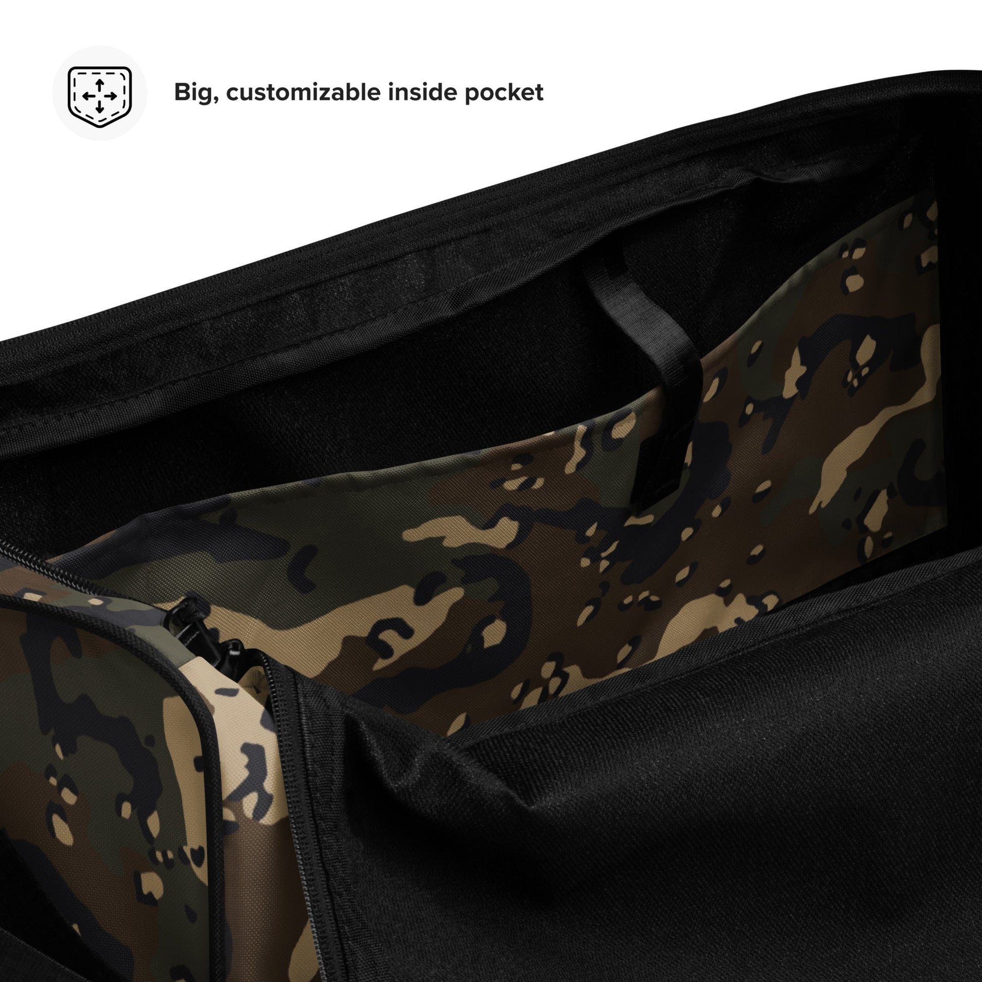 Chocolate Chip Woodland CAMO Duffle Bag