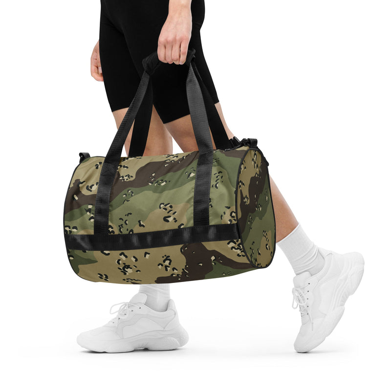 Chocolate Chip Woodland CAMO Gym Bag