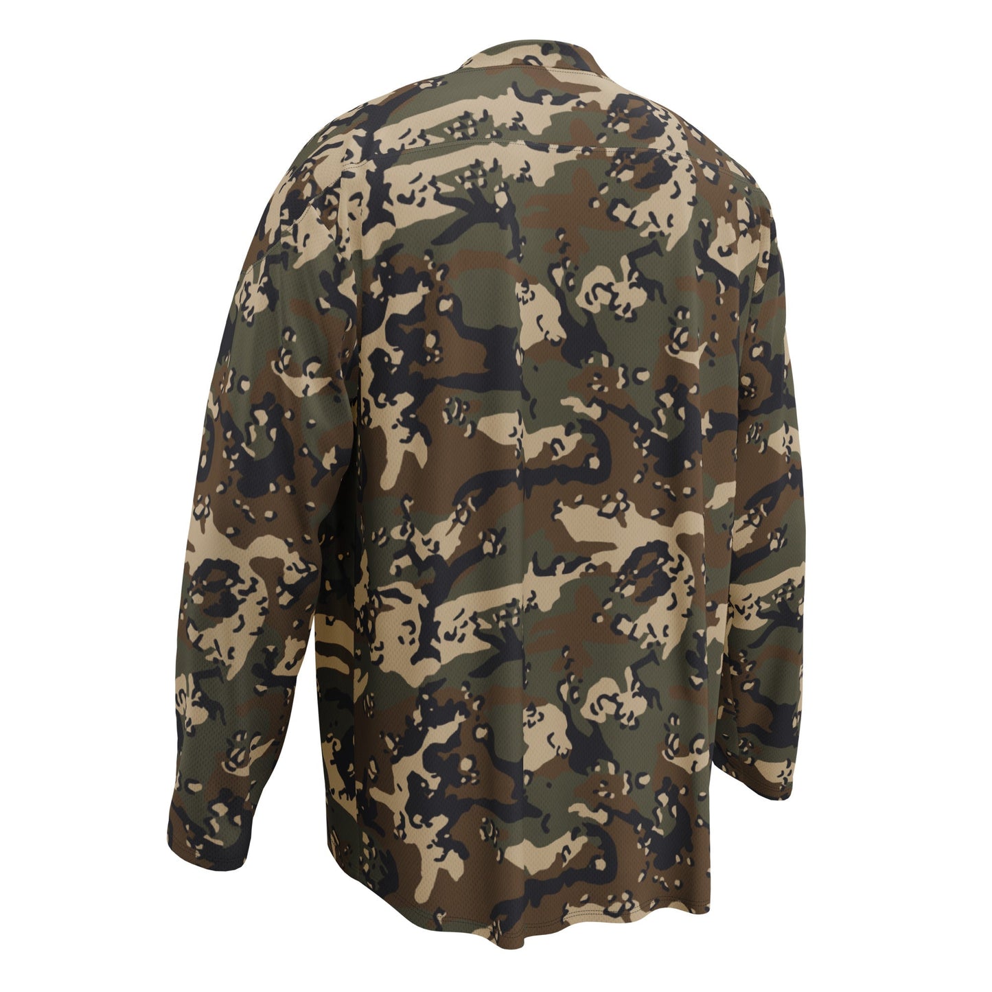 Chocolate Chip Woodland CAMO hockey fan jersey - Hockey Jerseys