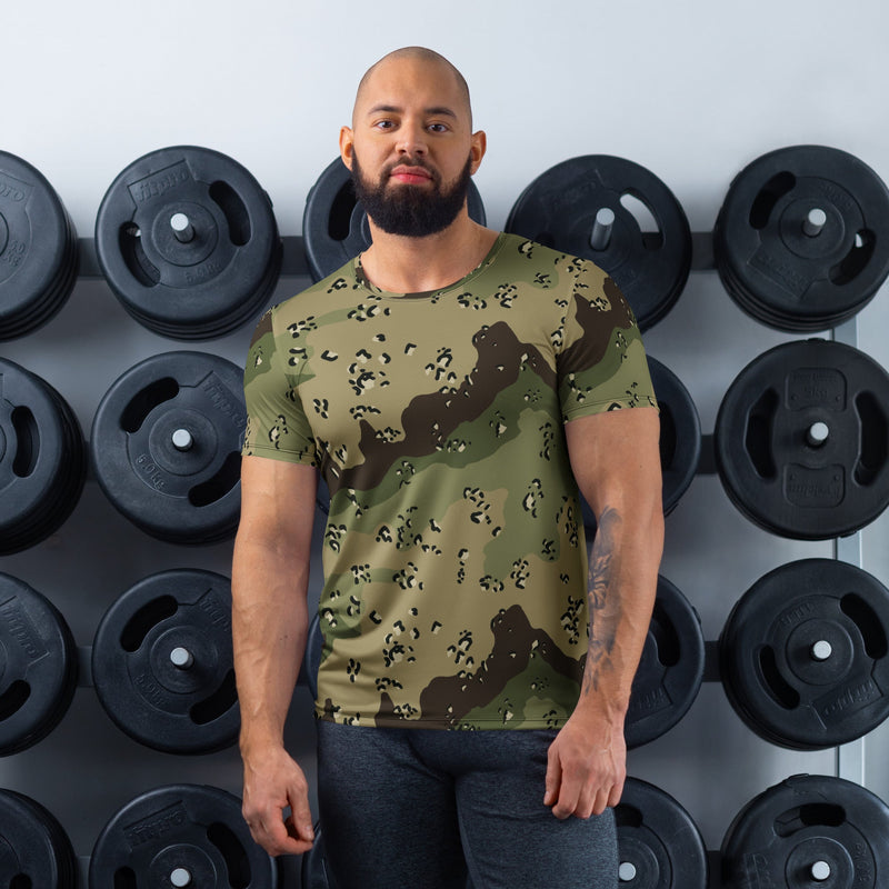 Chocolate Chip Woodland CAMO Mens Athletic T-Shirt - XS - Shirt