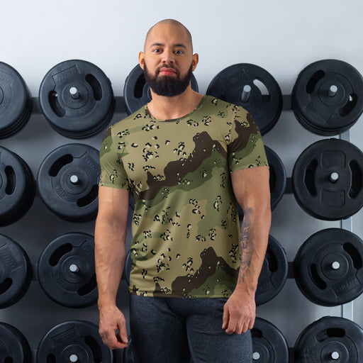 Chocolate Chip Woodland CAMO Mens Athletic T-Shirt - XS - Shirt