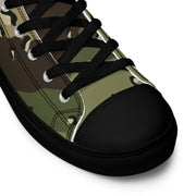 Chocolate Chip Woodland CAMO Mens High-Top Canvas Shoes