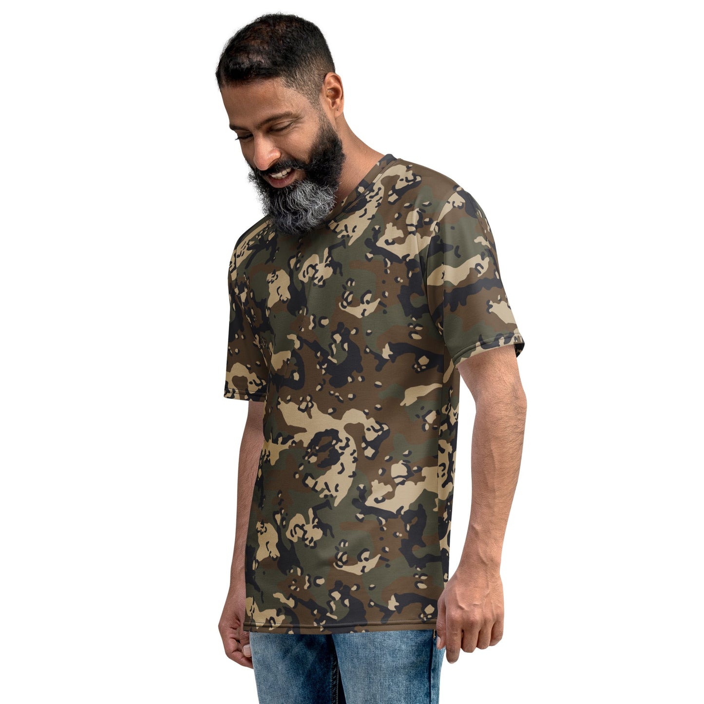 Chocolate Chip Woodland CAMO Mens T-Shirt