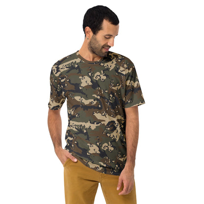 Chocolate Chip Woodland CAMO Mens T-Shirt