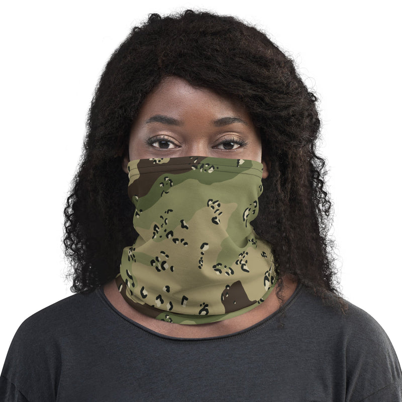 Chocolate Chip Woodland CAMO Neck Gaiter - Head