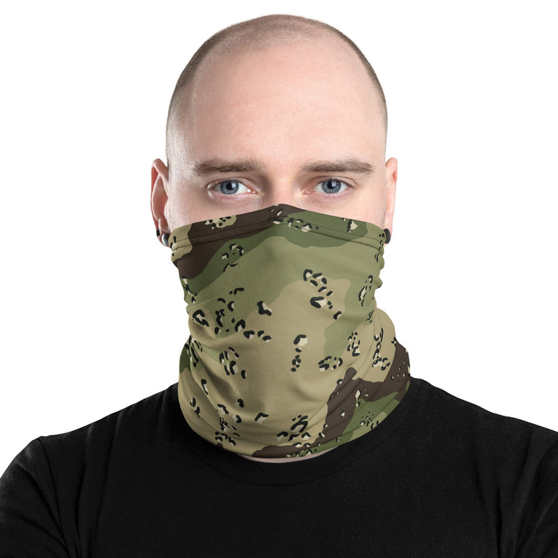 Chocolate Chip Woodland CAMO Neck Gaiter - Head