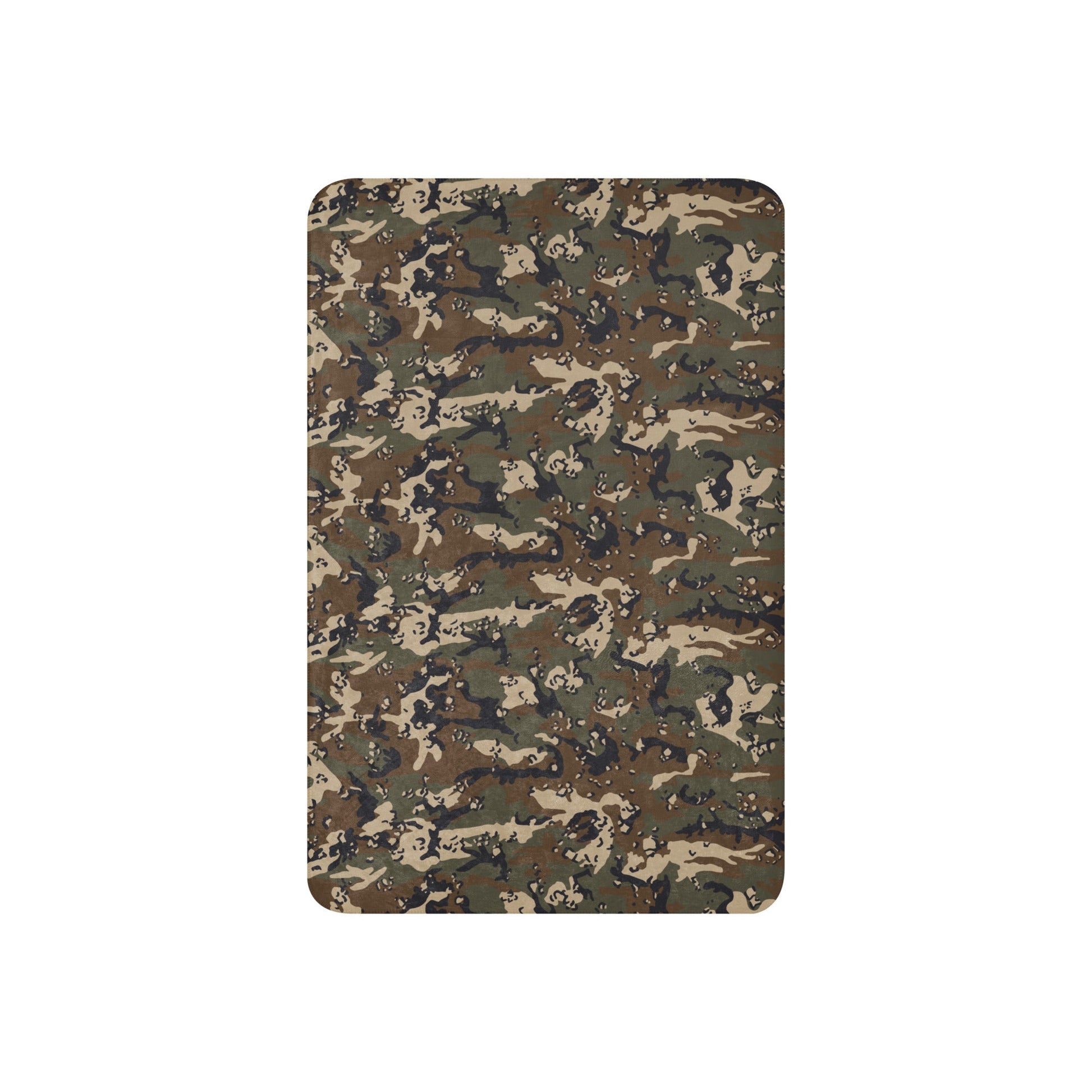Chocolate Chip Woodland CAMO Sherpa Blanket