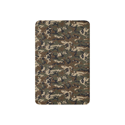 Chocolate Chip Woodland CAMO Sherpa Blanket