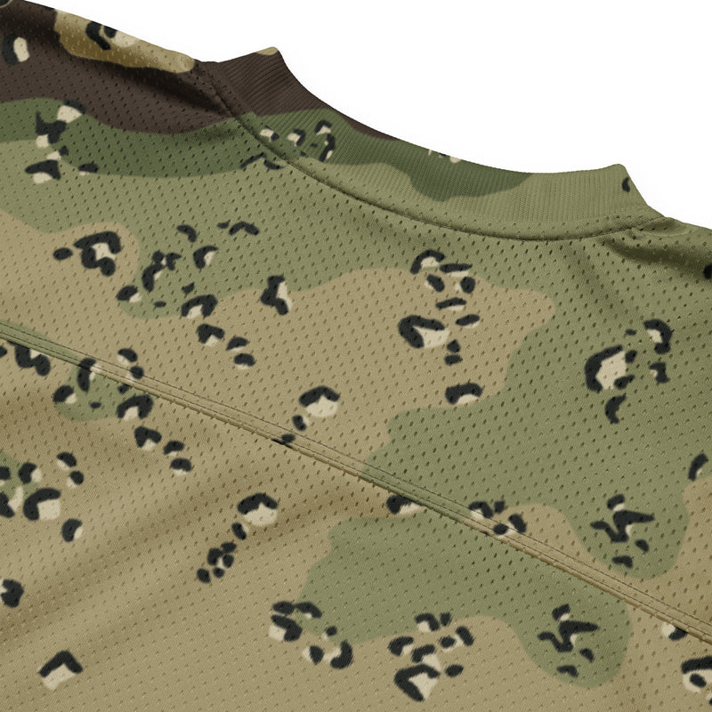Chocolate Chip Woodland CAMO Unisex American Football Jersey