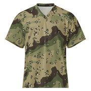 Chocolate Chip Woodland CAMO Unisex American Football Jersey