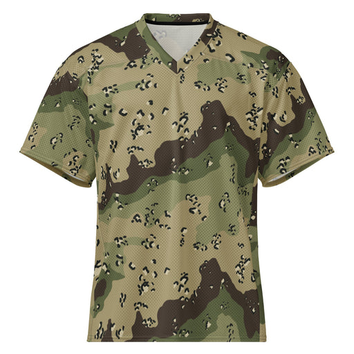Chocolate Chip Woodland CAMO Unisex American Football Jersey