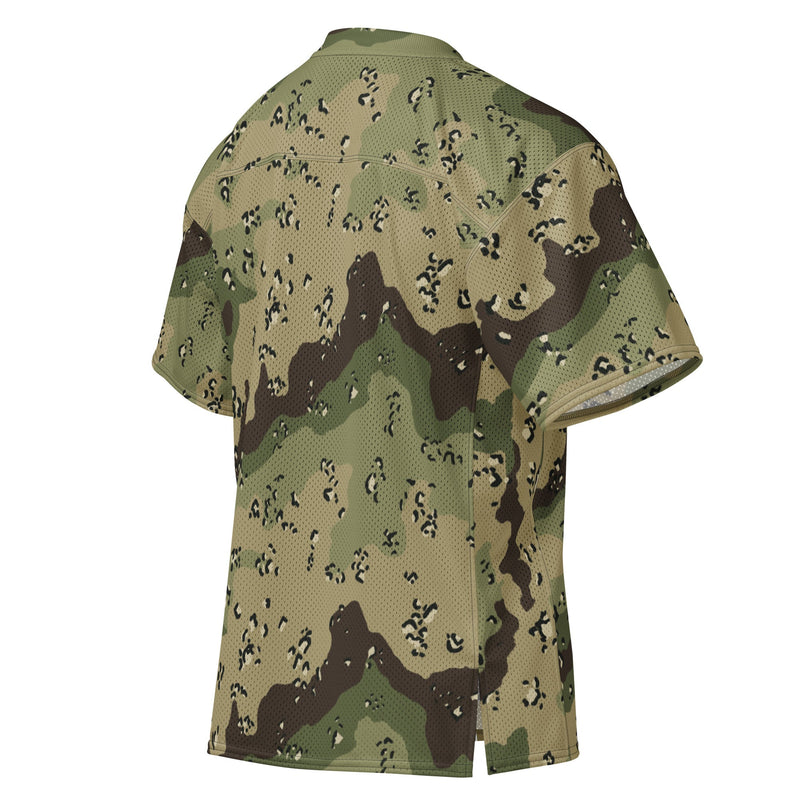 Chocolate Chip Woodland CAMO Unisex American Football Jersey