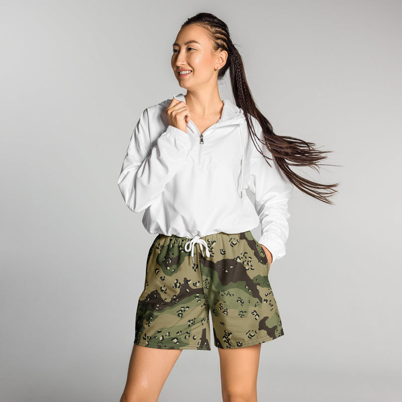 Chocolate Chip Woodland CAMO Unisex Athletic Long Shorts