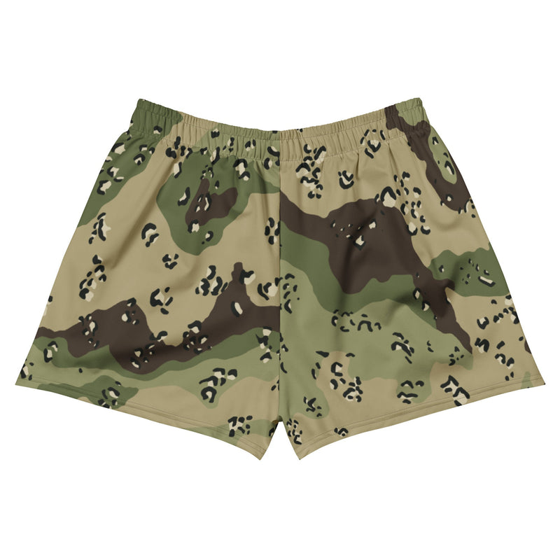 Chocolate Chip Woodland CAMO Unisex Athletic Shorts