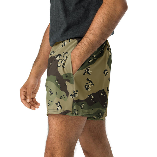 Chocolate Chip Woodland CAMO Unisex Athletic Shorts - XS
