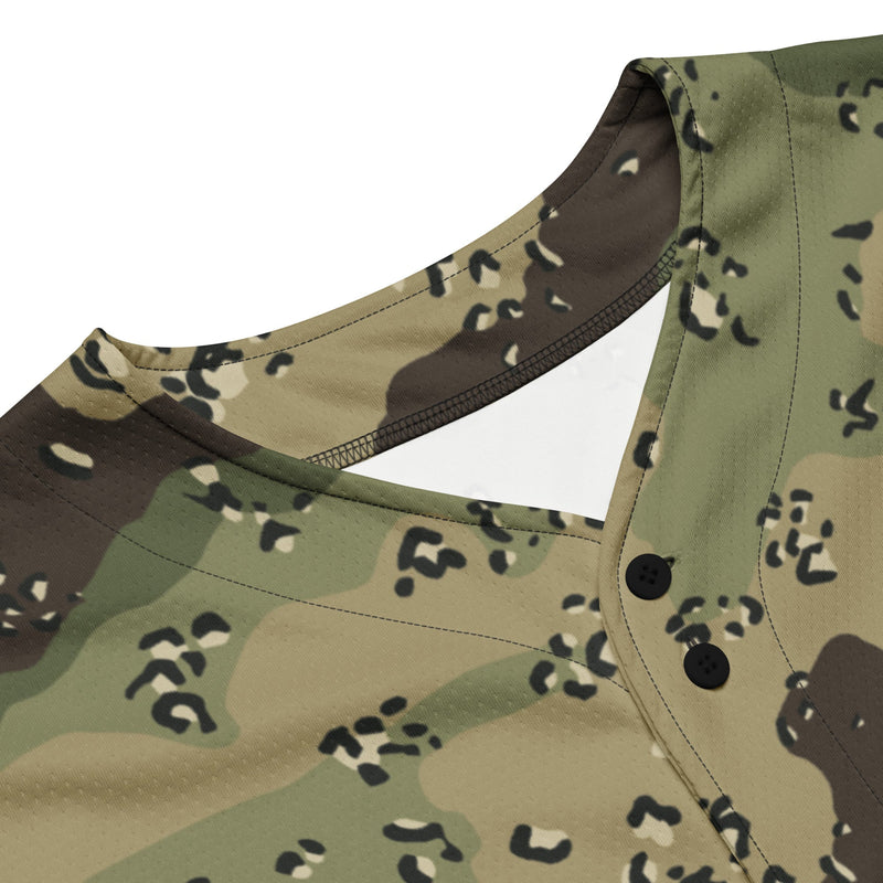 Chocolate Chip Woodland CAMO Unisex Baseball Jersey