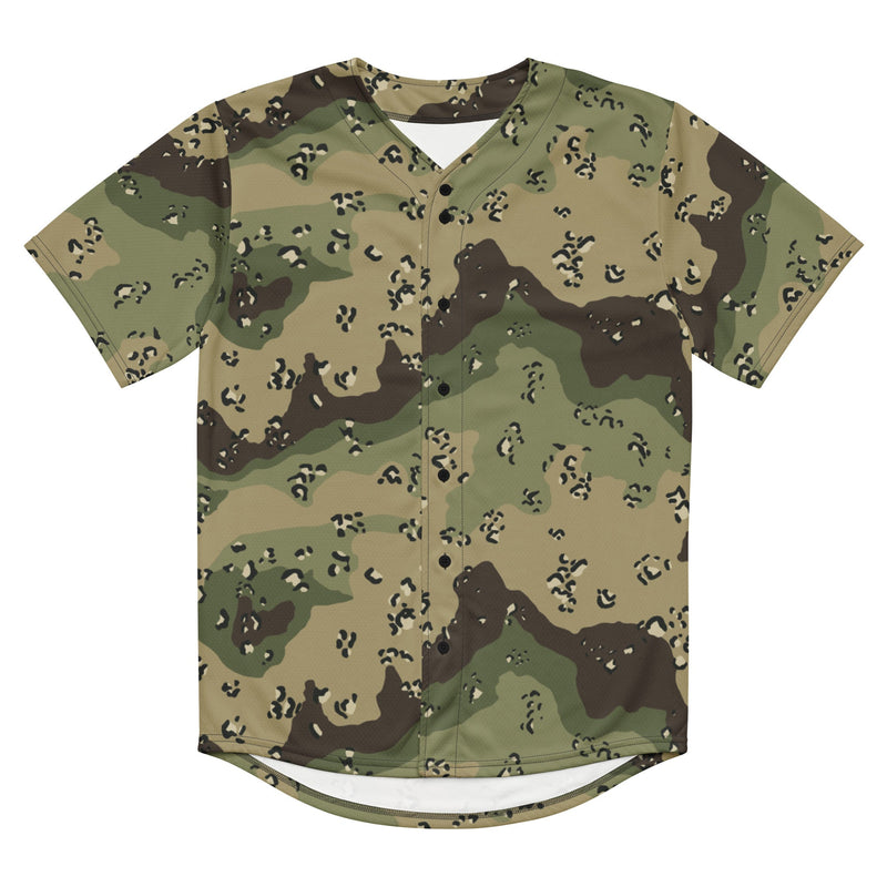 Chocolate Chip Woodland CAMO Unisex Baseball Jersey