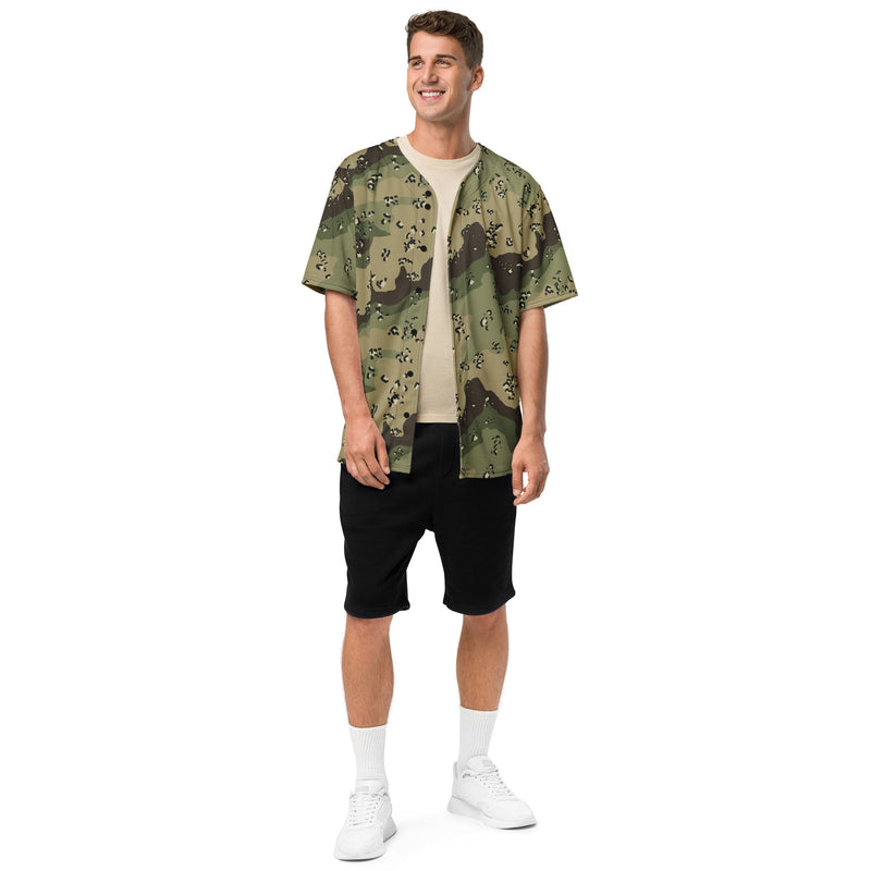 Chocolate Chip Woodland CAMO Unisex Baseball Jersey