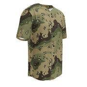 Chocolate Chip Woodland CAMO Unisex Baseball Jersey