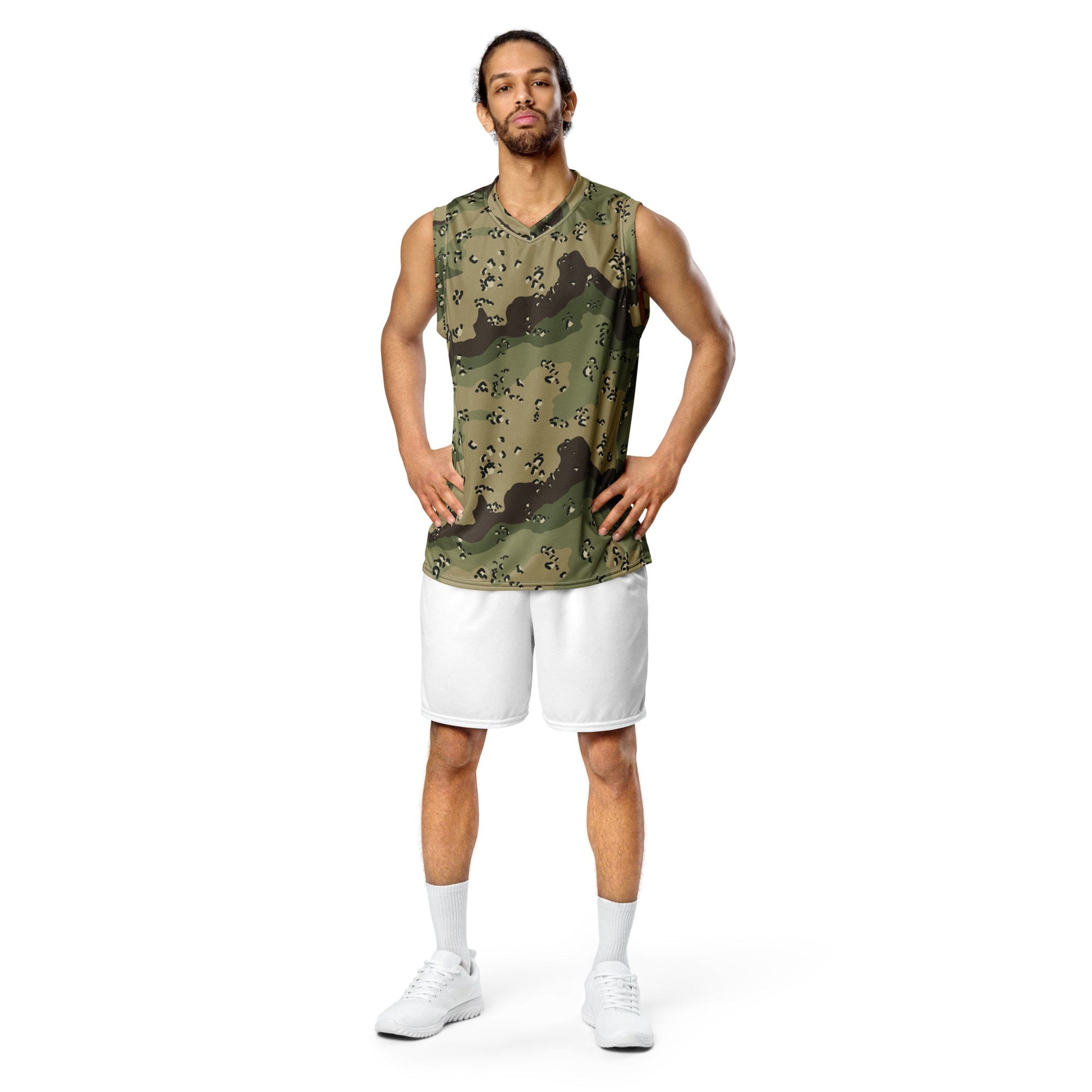 Chocolate Chip Woodland CAMO Unisex Basketball Jersey