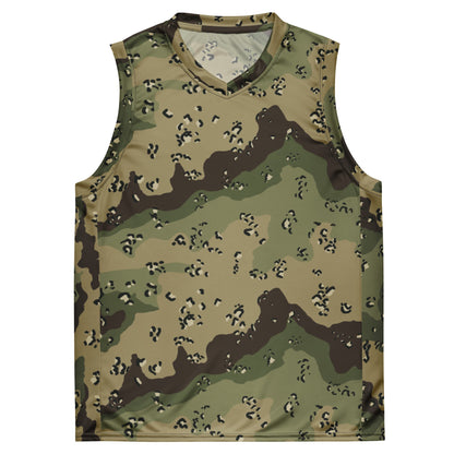 Chocolate Chip Woodland CAMO Unisex Basketball Jersey