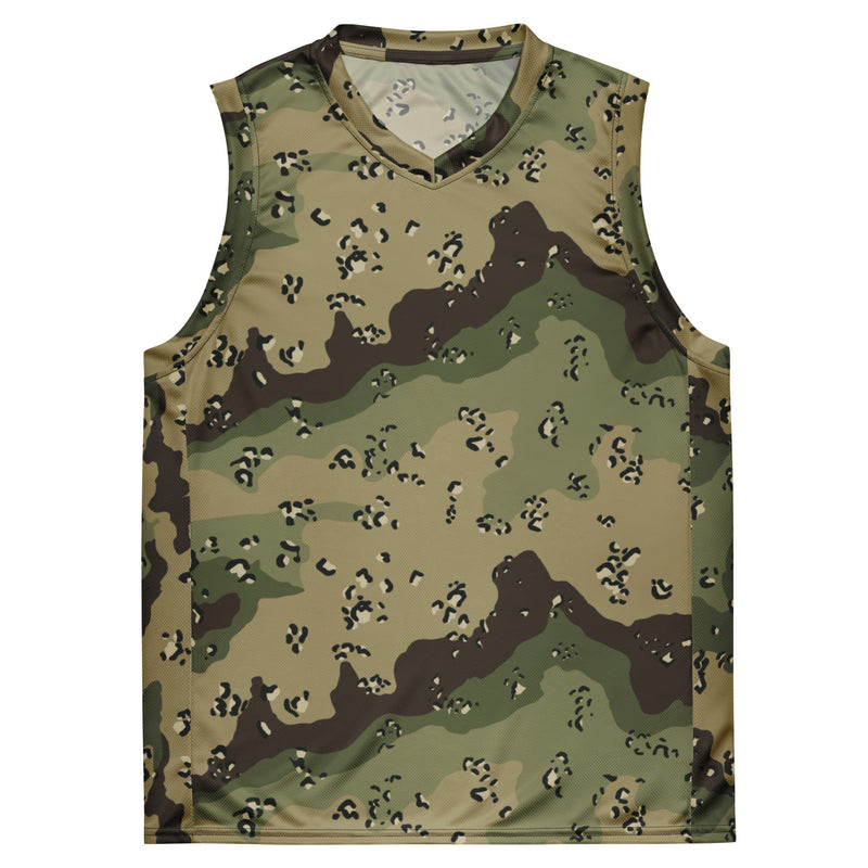 Chocolate Chip Woodland CAMO Unisex Basketball Jersey