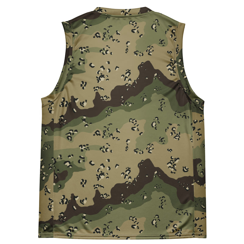 Chocolate Chip Woodland CAMO Unisex Basketball Jersey