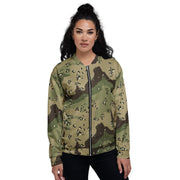 Chocolate Chip Woodland CAMO Unisex Bomber Jacket