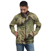 Chocolate Chip Woodland CAMO Unisex Bomber Jacket - XS