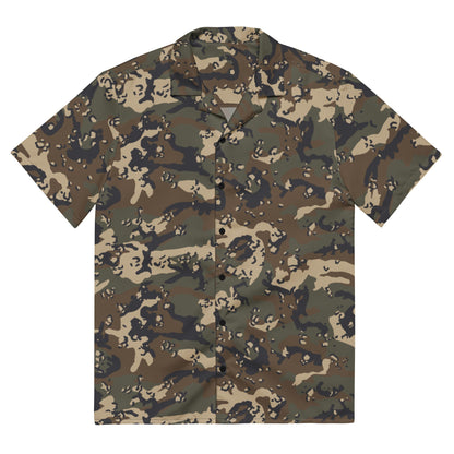 Chocolate Chip Woodland CAMO Unisex button shirt - 2XS - Button Shirts