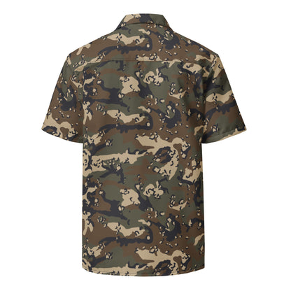 Chocolate Chip Woodland CAMO Unisex button shirt - Button Shirts