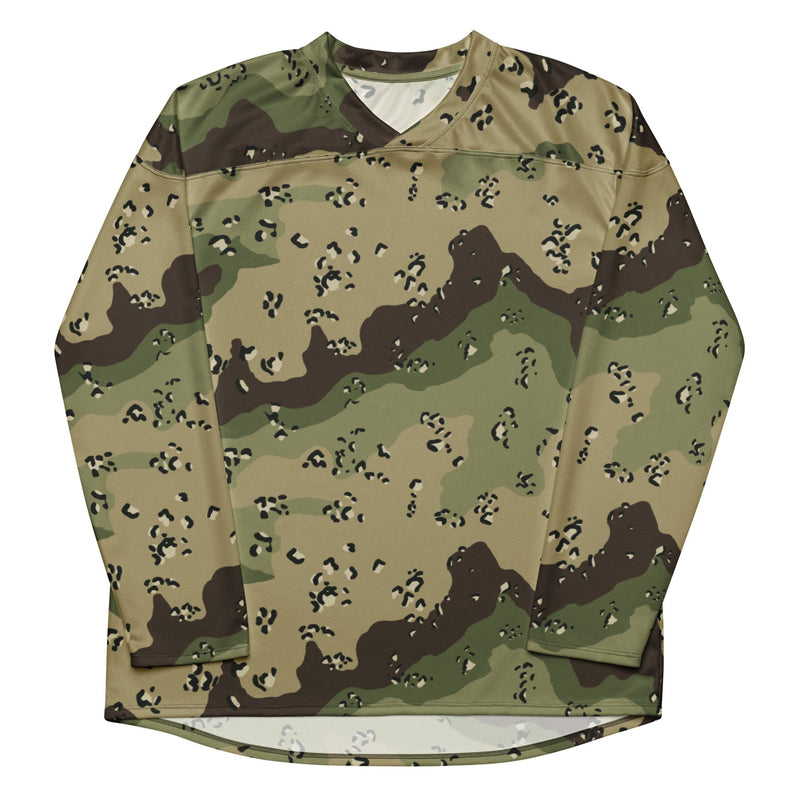 Chocolate Chip Woodland CAMO Unisex Hockey Fan Jersey